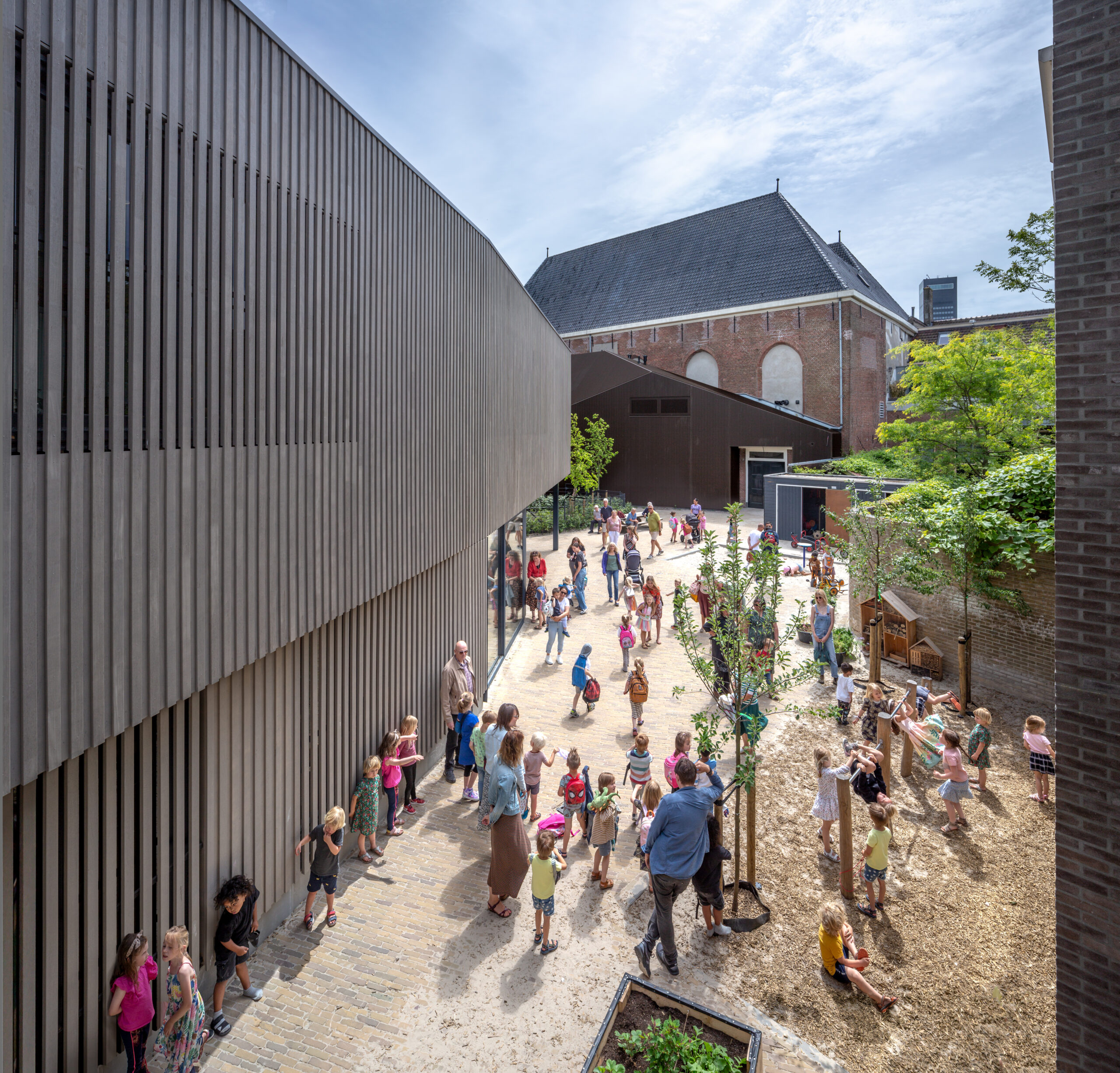 Schoolplein Oldenije Westerkerk